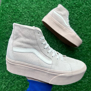 Vans Sk8 Hi Tapered Stackform Suede Shell Platform